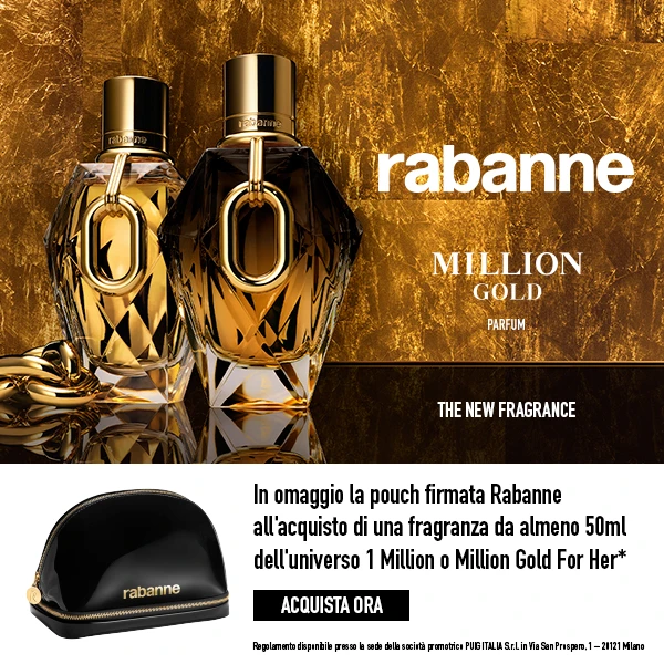 In regalo la pouch rabanne