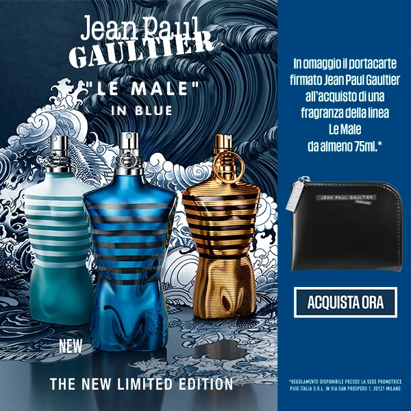 In regalo il portacarte Jean Paul Gaultier