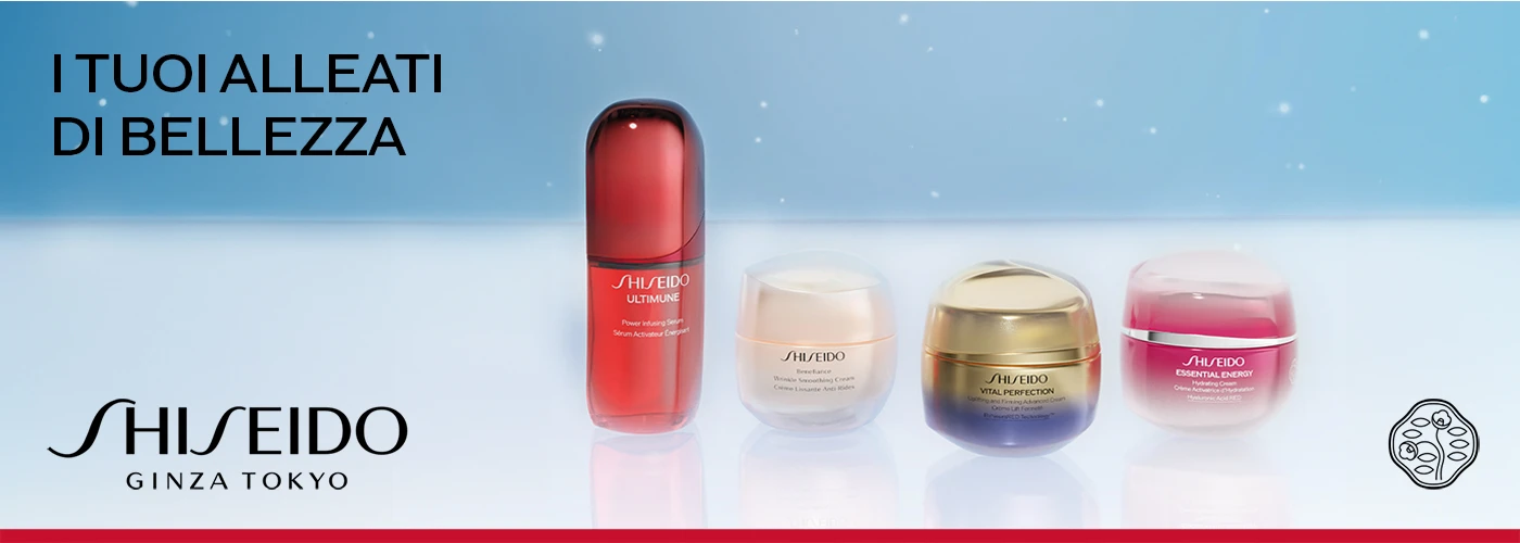 I tuoi alleati di bellezza Shiseido