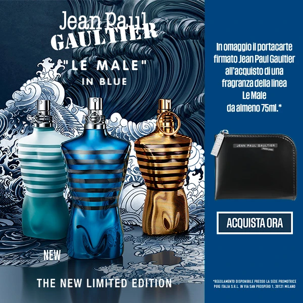 Nuovo Le male in blue