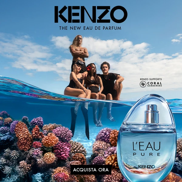 In regalo la pochette Kenzo