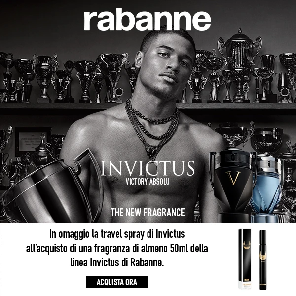 In regalo la travel spray di Invictus